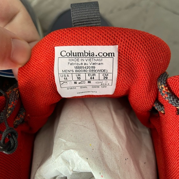 Columbia Pivot Mid Waterproof - Men’s Size 11 Wide - Picture 5 of 6